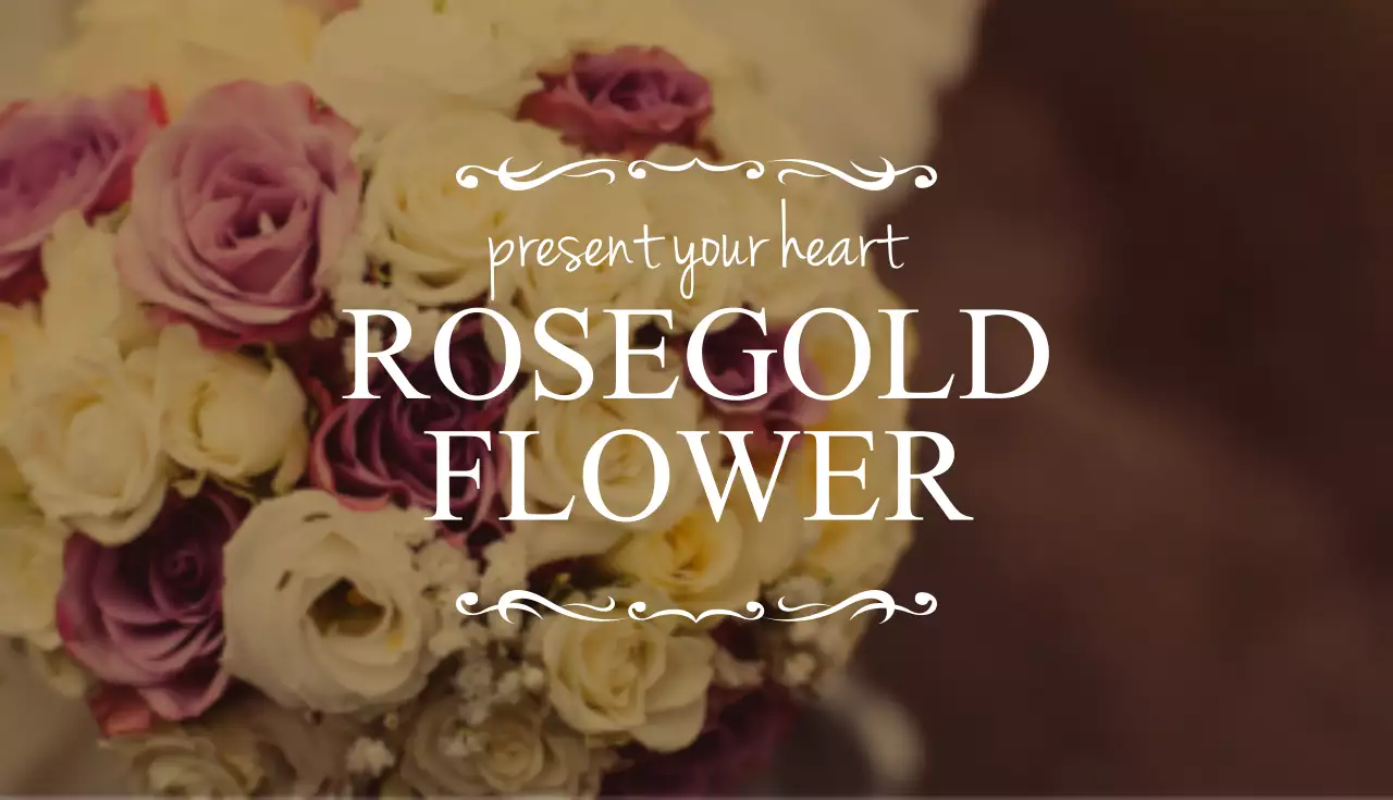 로즈골드플라워
