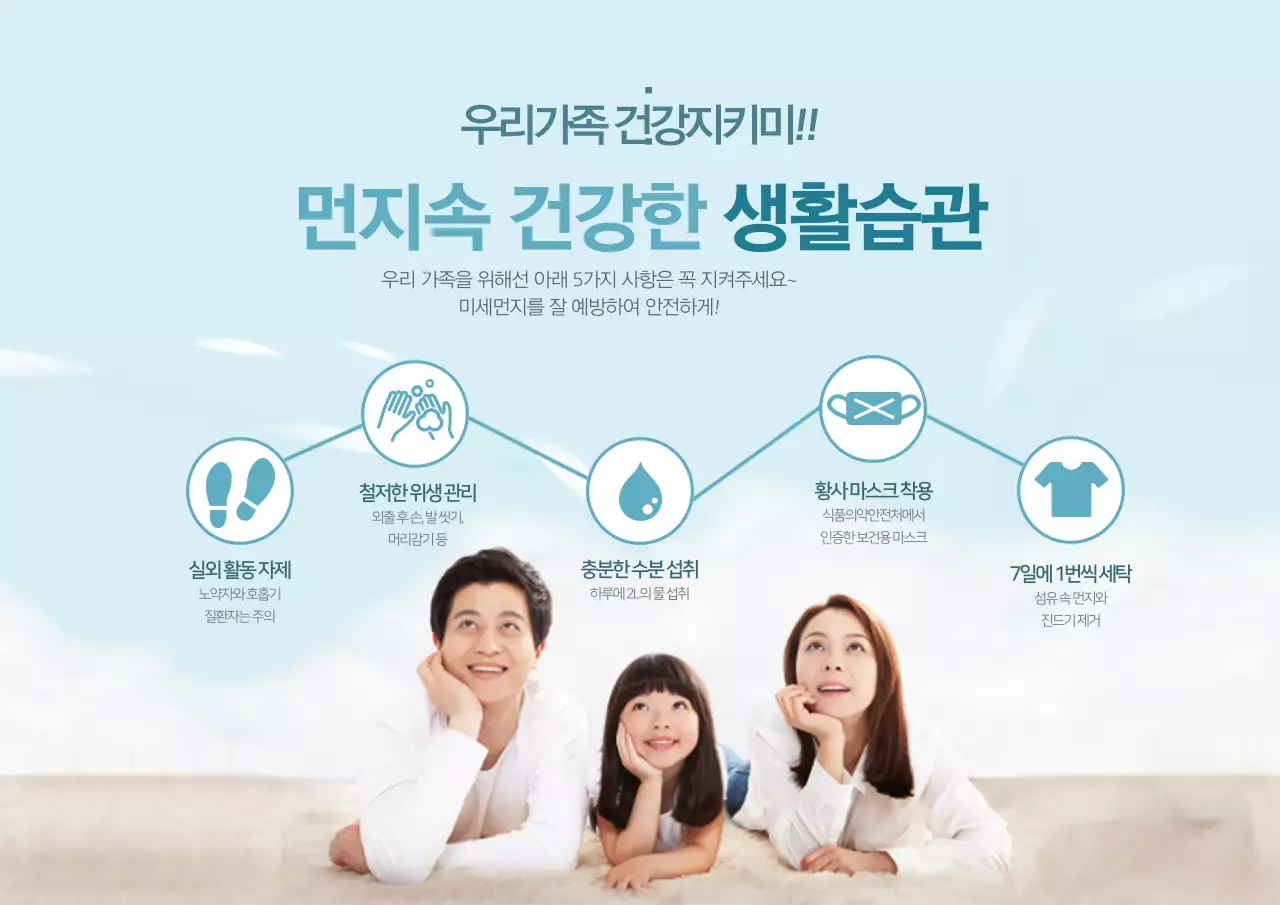 미세먼지 생활습관