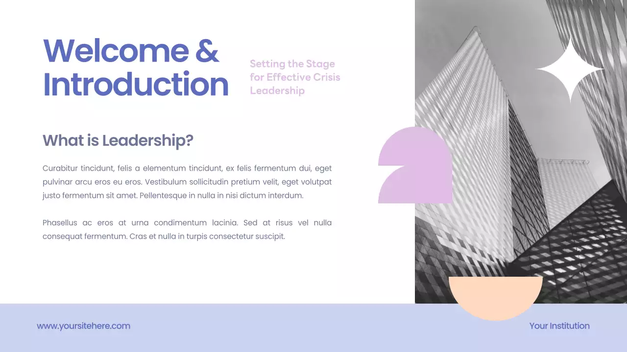 Purple Modern Leadership Guide Presentation