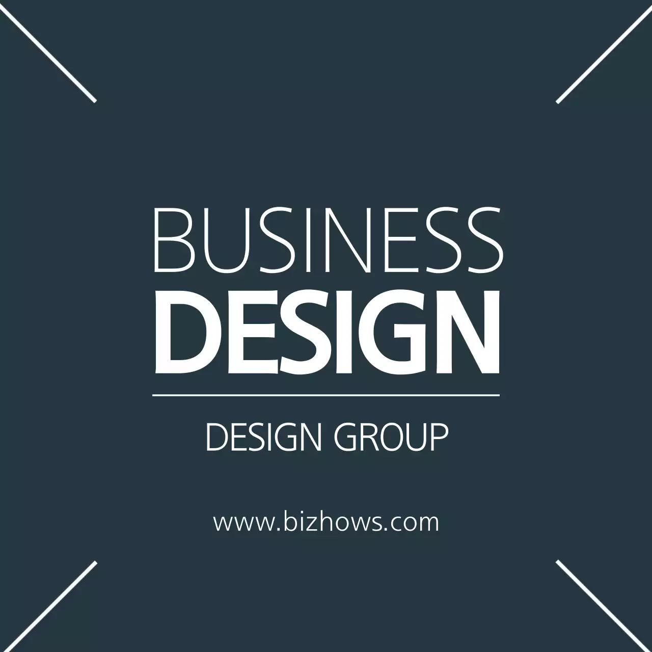 비즈니스 디자인 라인