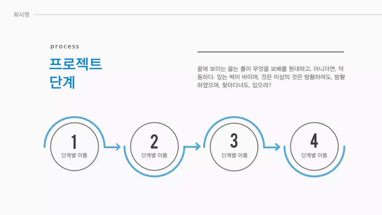 보고용 프레젠테이션