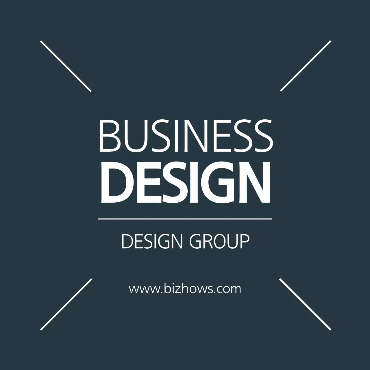 비즈니스 디자인 라인