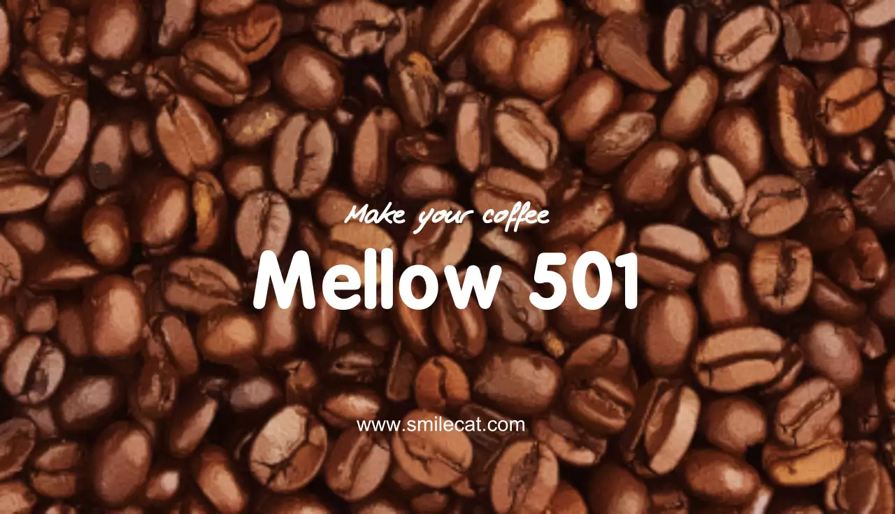 베이지색의 원두 사진이 있는 커피 바리스타 명함