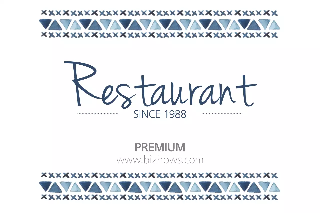 레스토랑 스티커