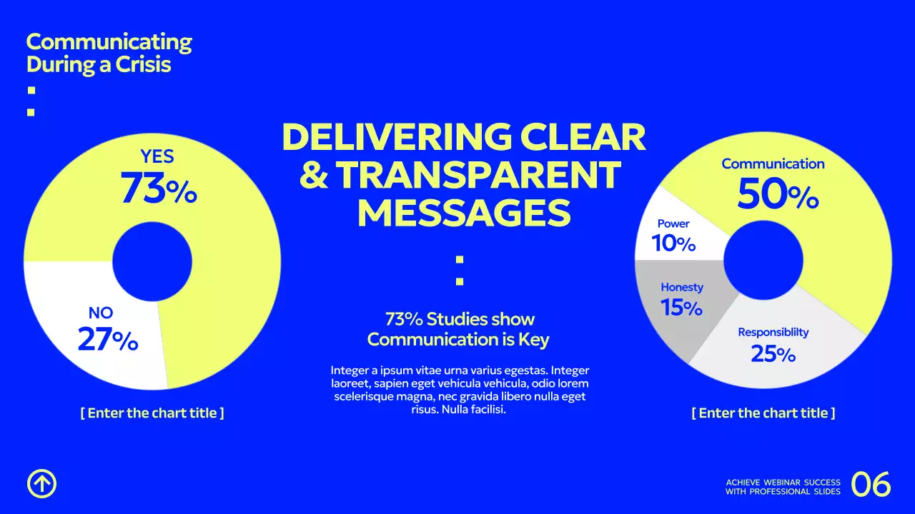 옐로우 모던 비즈니스 웨비나 가이드 프레젠테이션