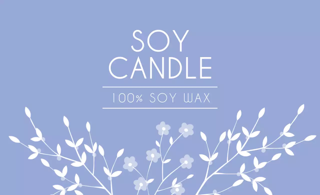 100% 소이 왁스