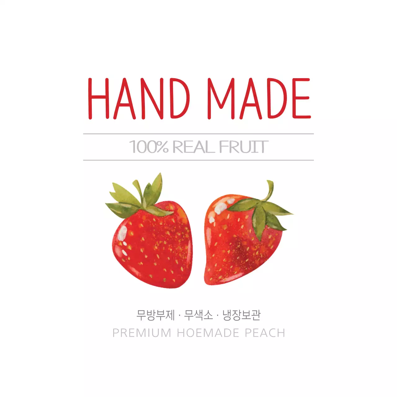REAL FRUIT 딸기