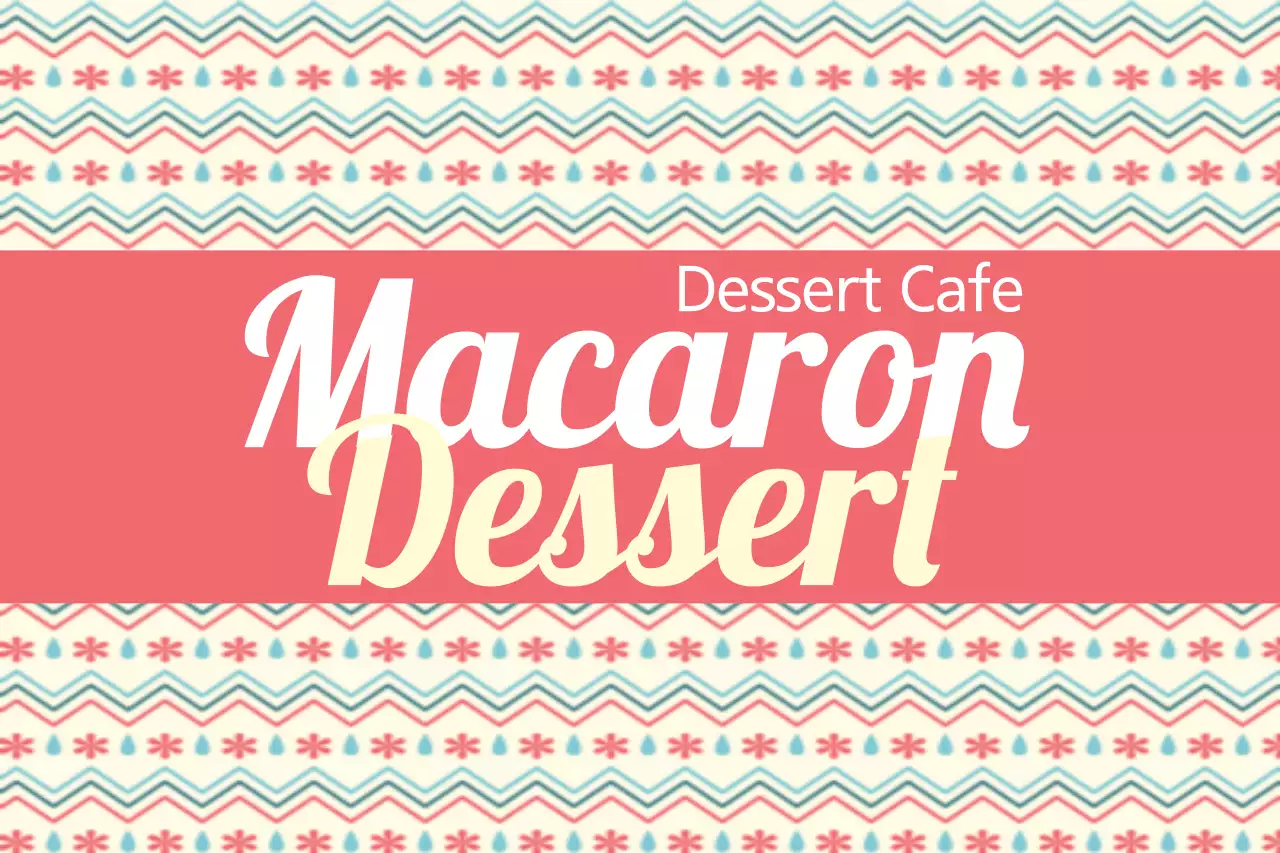 마카롱 디저트