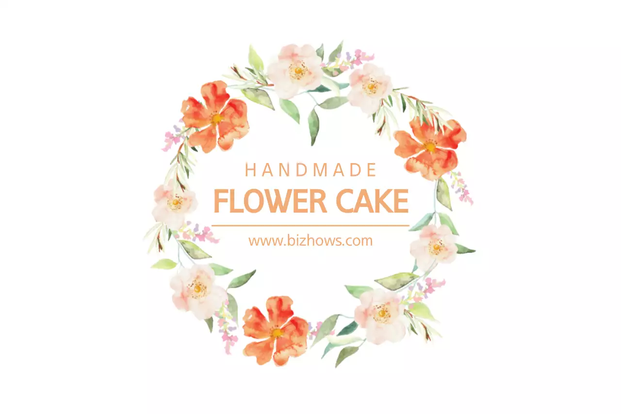 플라워 케이크