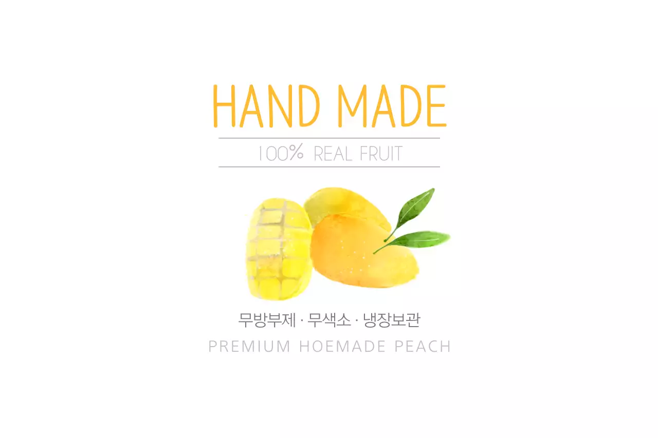 100% REAL FRUIT 망고