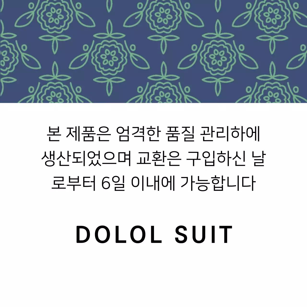 DOLOL SUIT 행택