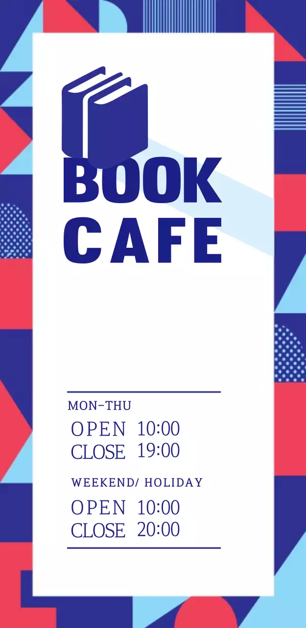BOOK Cafe 입간판