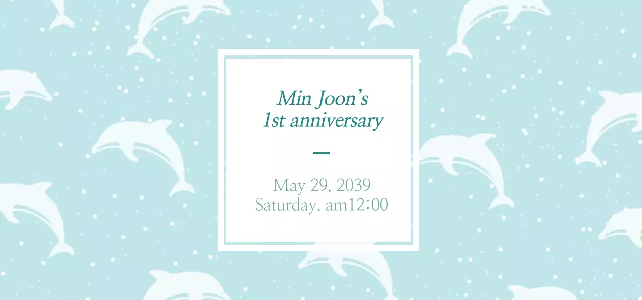 Min Joon’s 1st anniversary 티켓