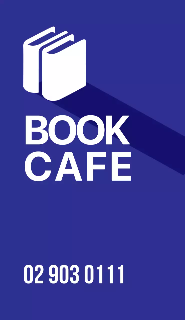 BOOK Cafe 입간판