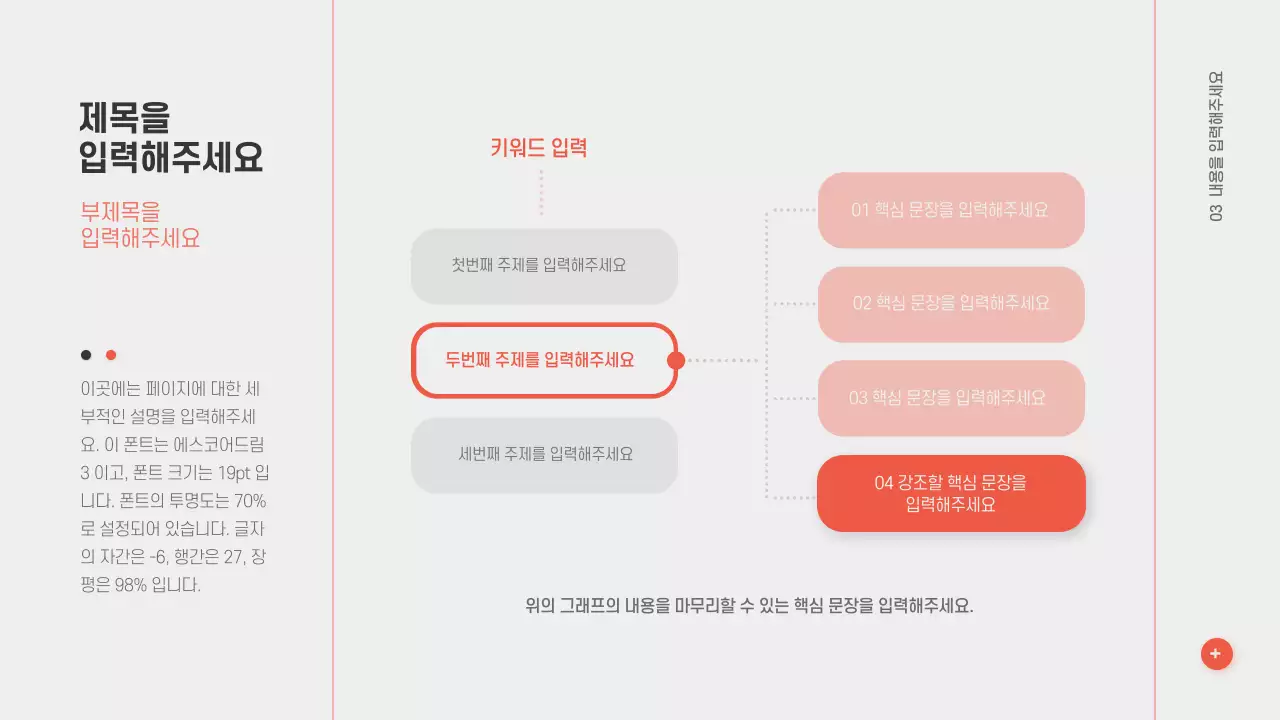 입체적인 프레젠테이션