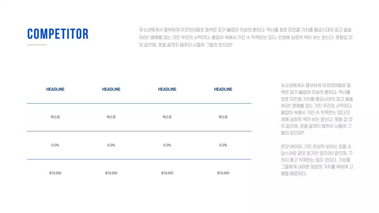 기본형 프레젠테이션