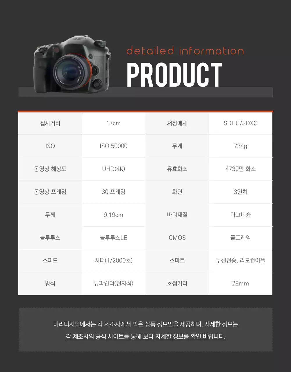 카메라 상세페이지