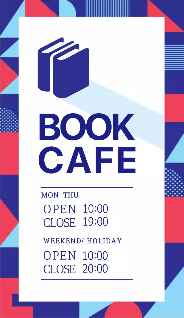 BOOK Cafe 입간판