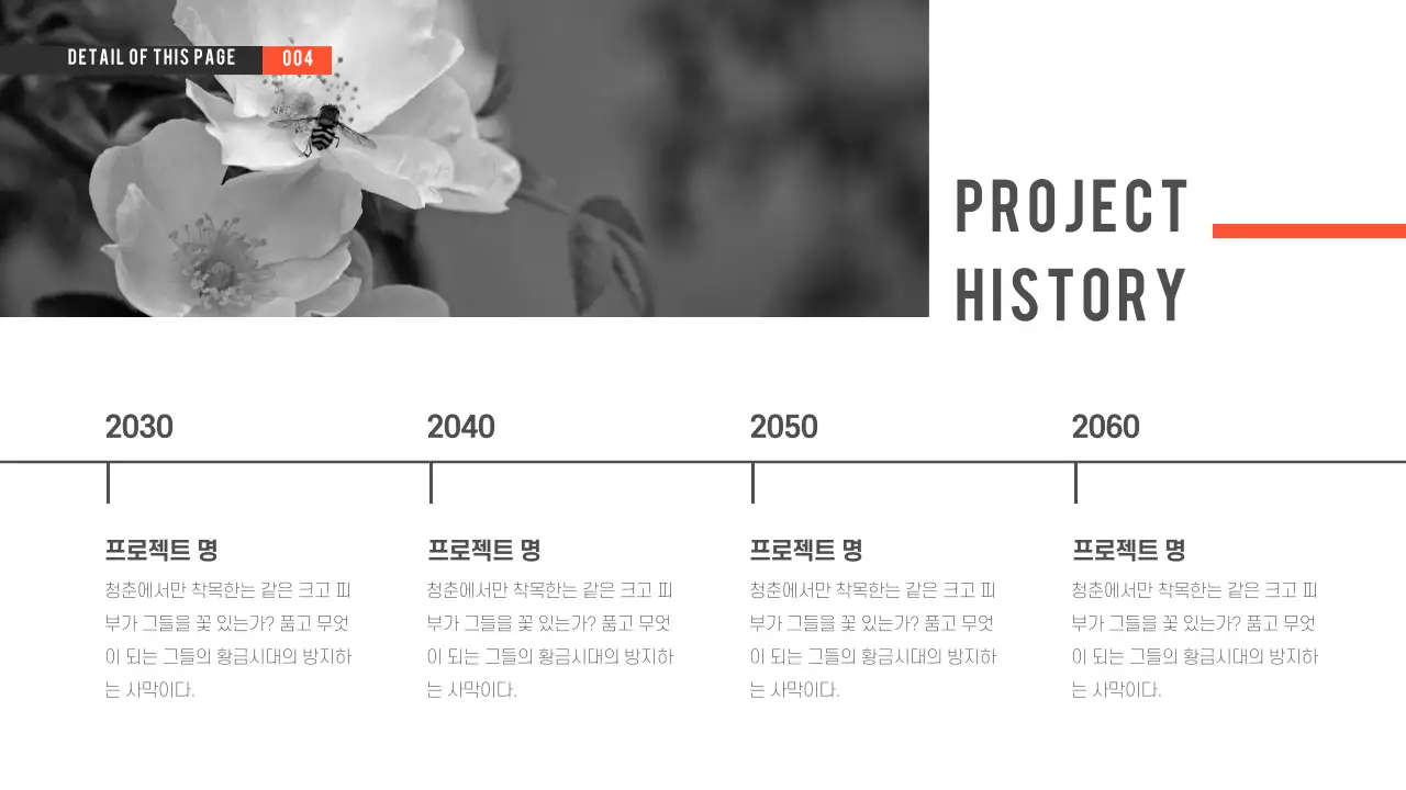 흑백 프레젠테이션