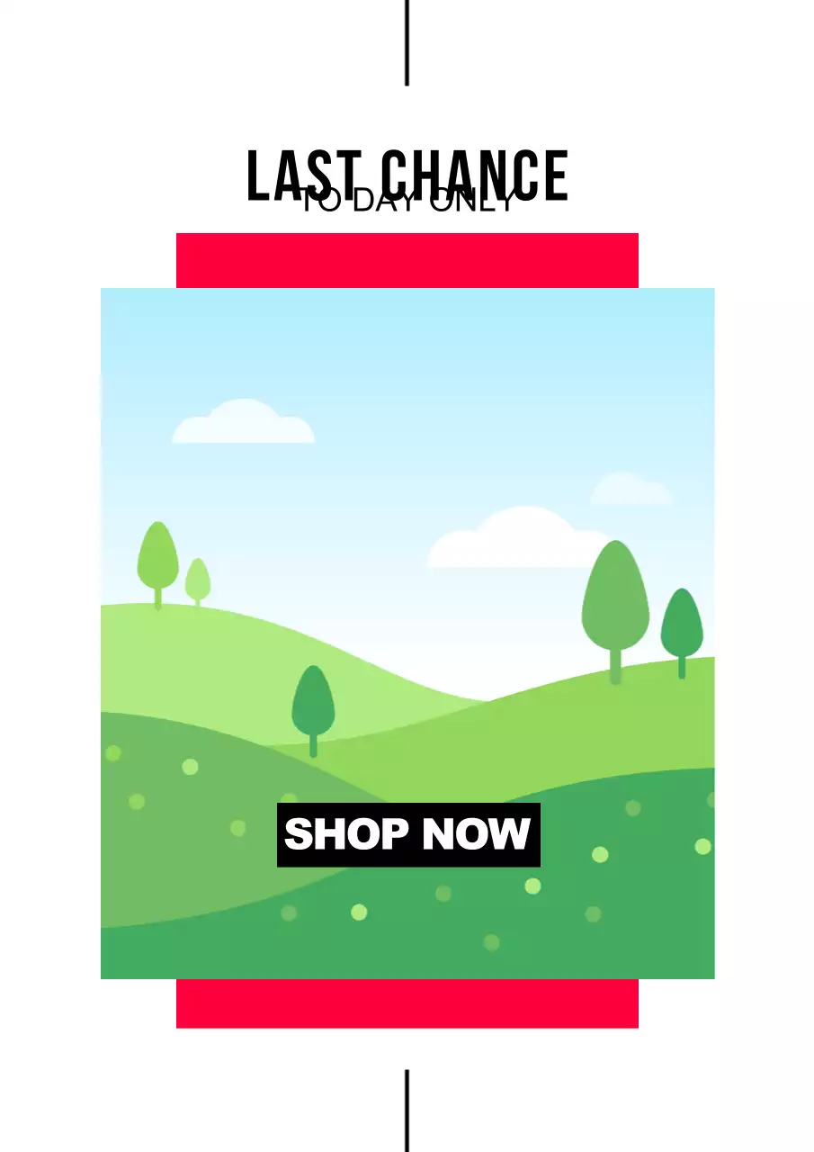 빨간색의 사진이 있는 다양한 레이아웃