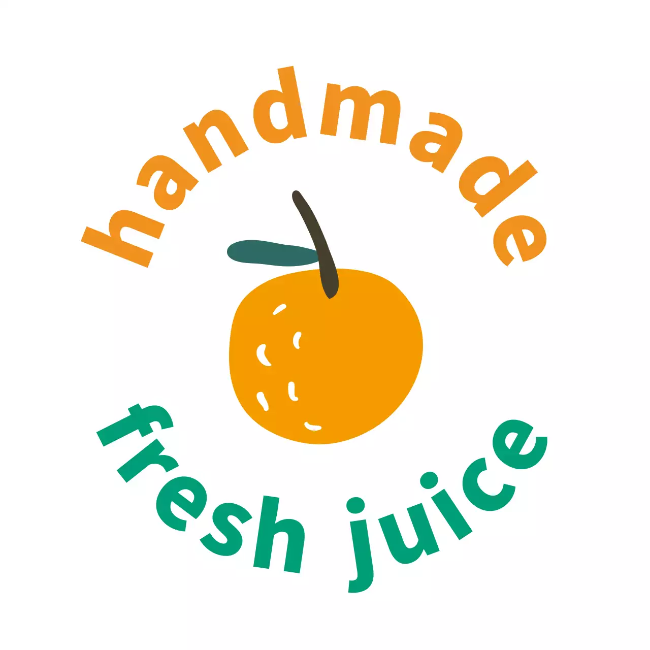 화이트 배경 심플 일러스트 주스 라벨