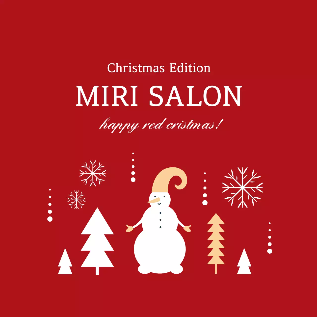 빨강 일러스트 크리스마스 선물 라벨