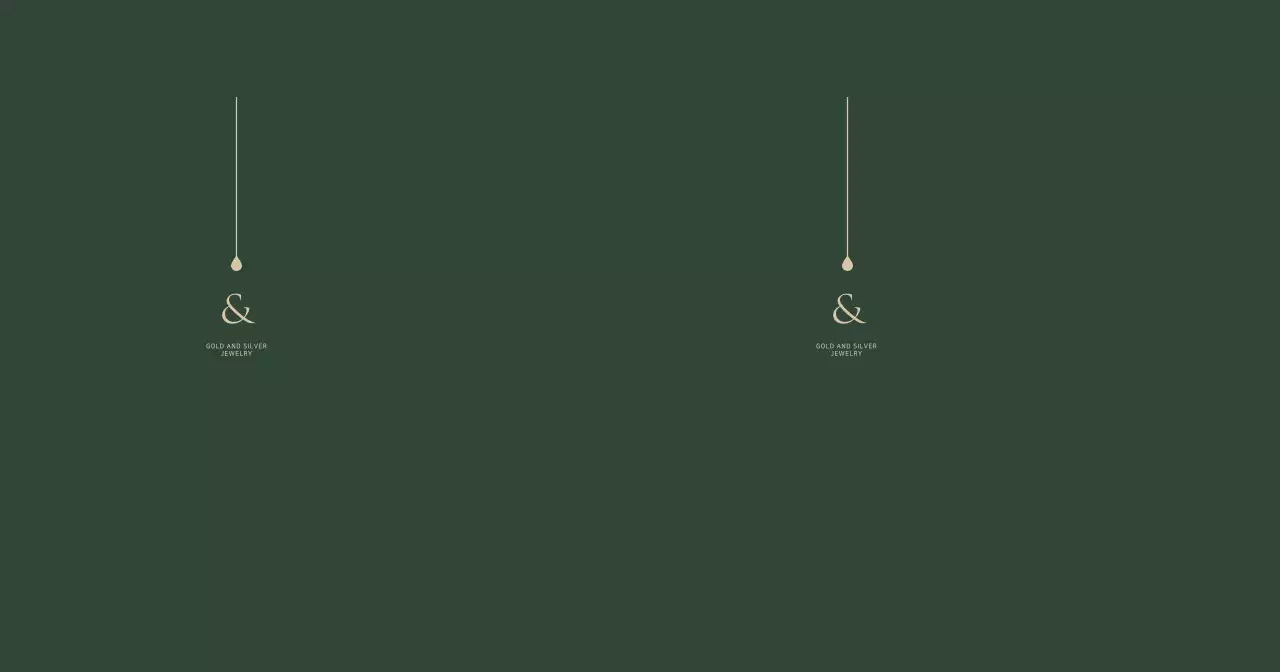 그린 주얼리 쇼핑백