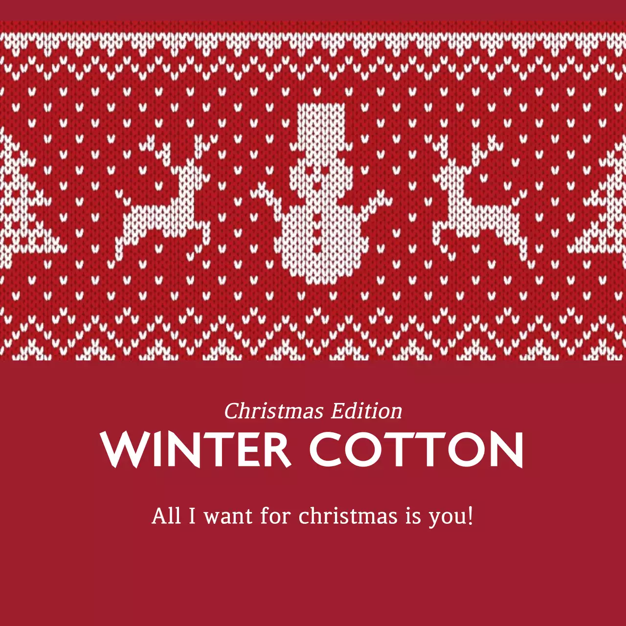 빨강 귀여운 크리스마스 선물 라벨