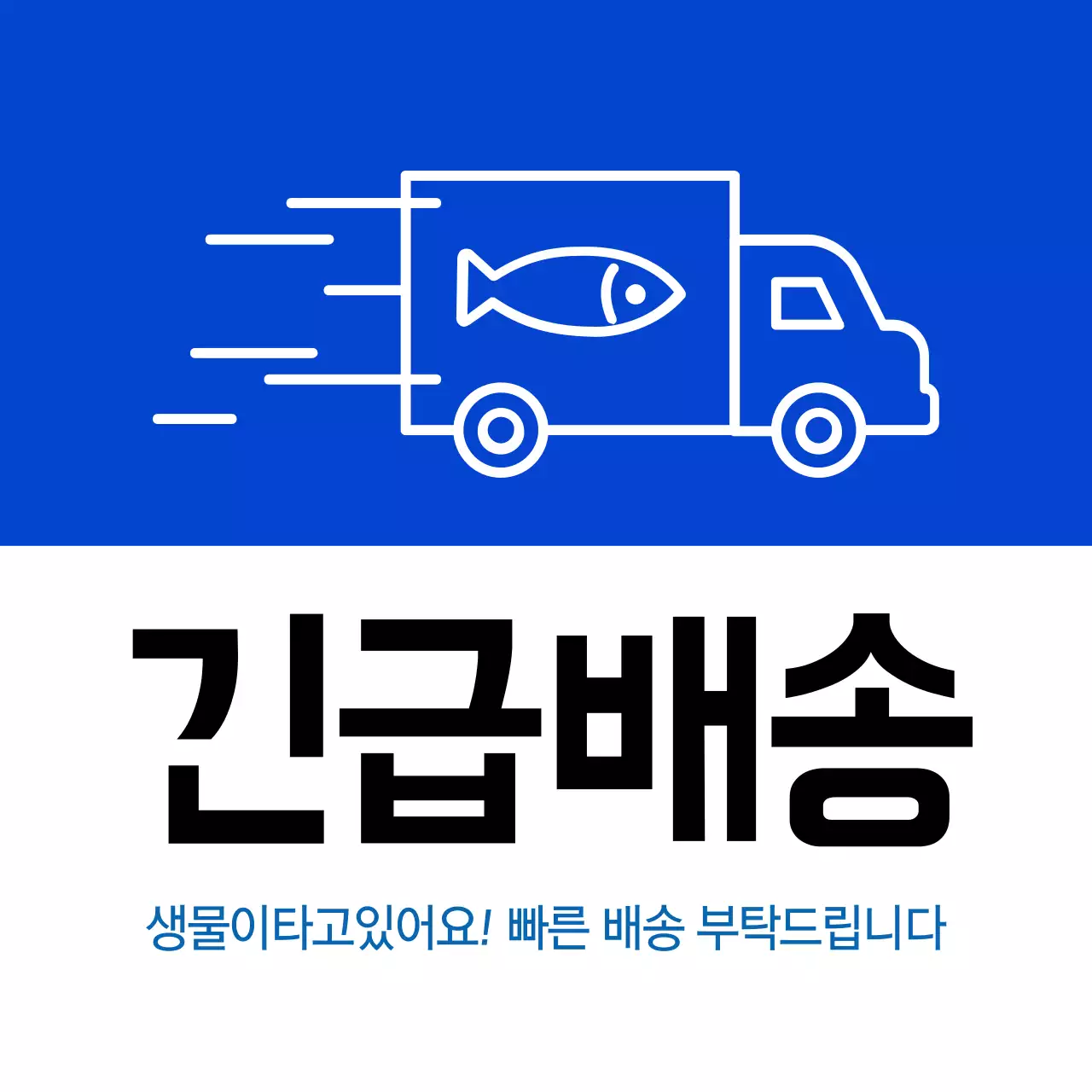 수산물 긴급배송