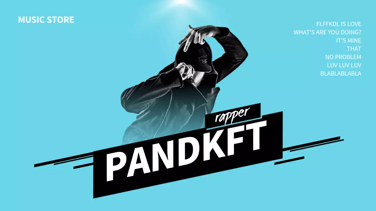 단색 흑백 심플 음악 플레이 리스트