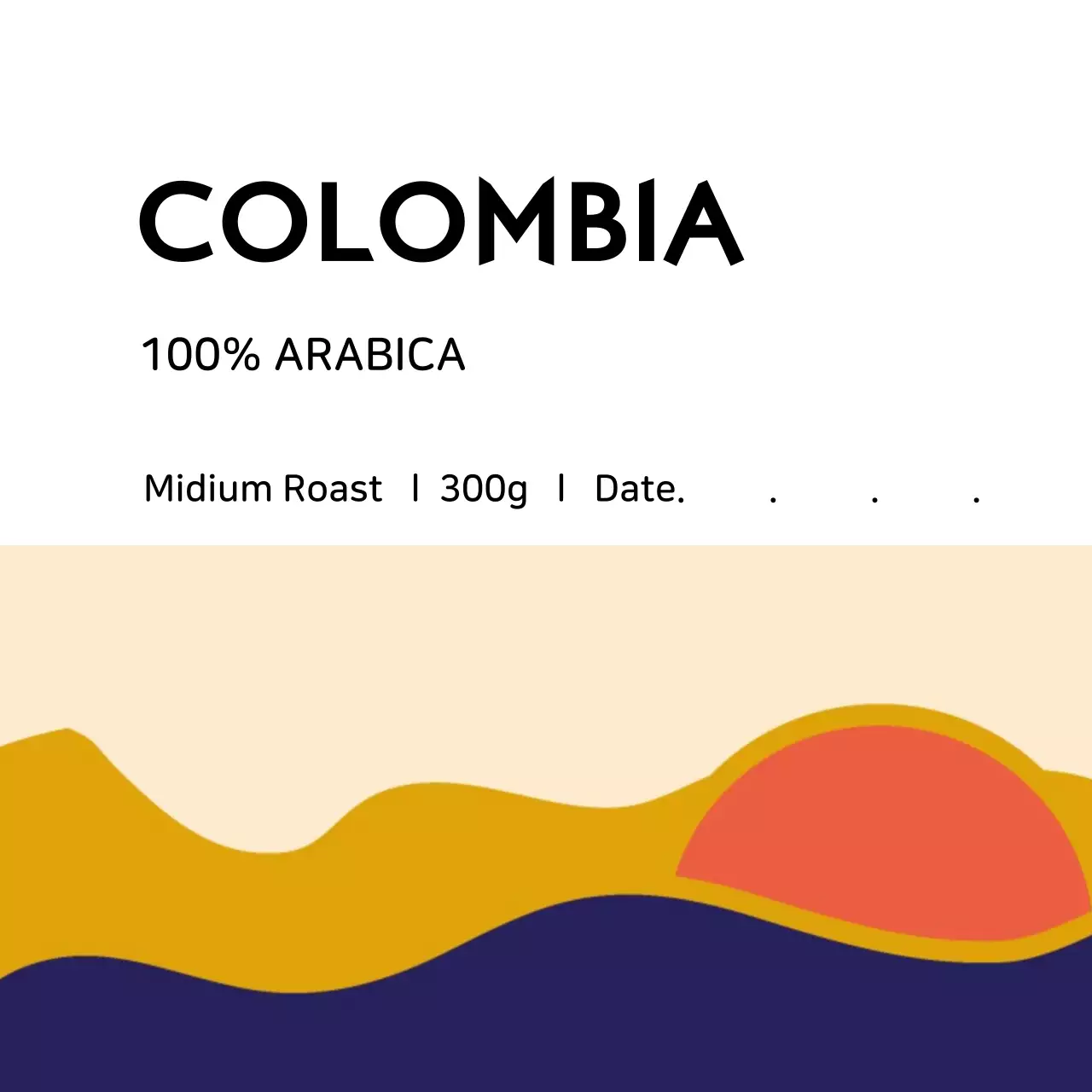 화이트 통일러스트 프레임 커피