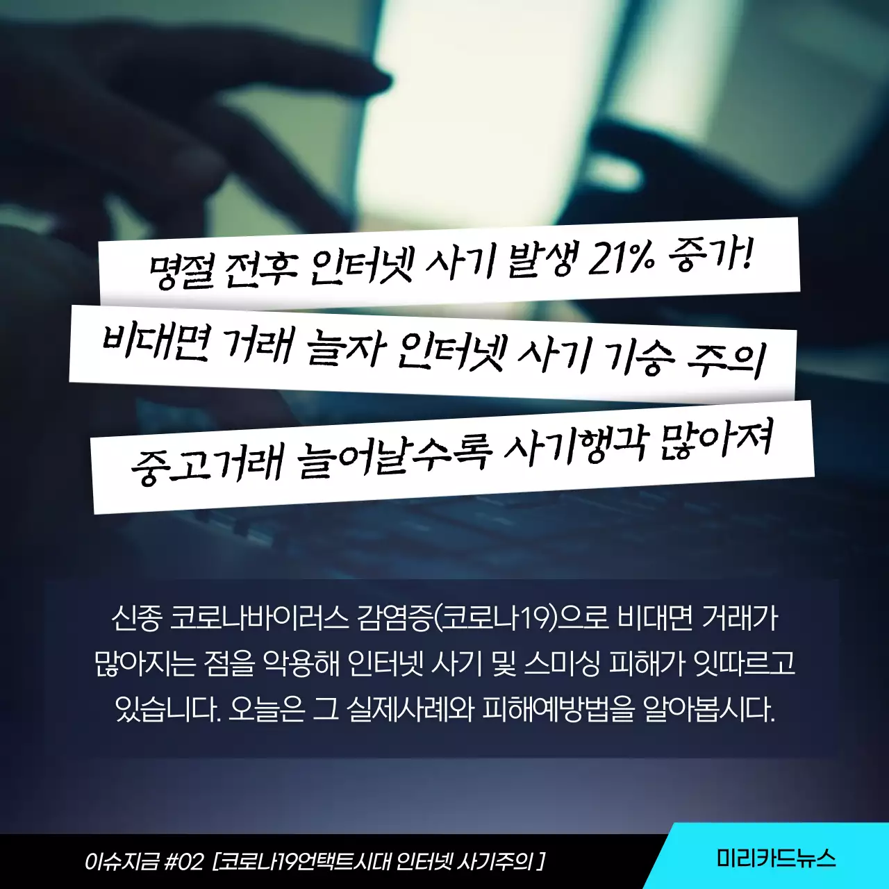 블루톤포토심플인터넷사기카드뉴스