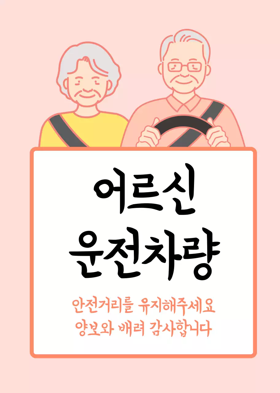 어르신운전 카마그넷