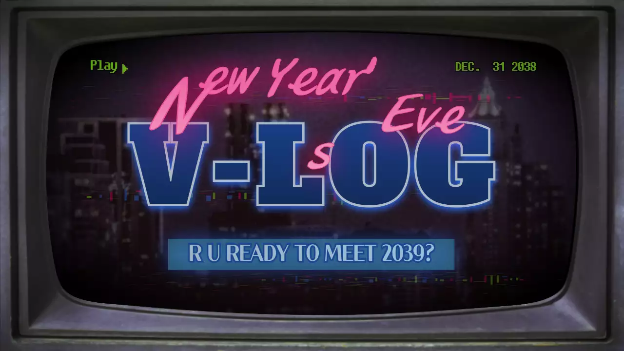 레트로 테마의 새해 브이로그
