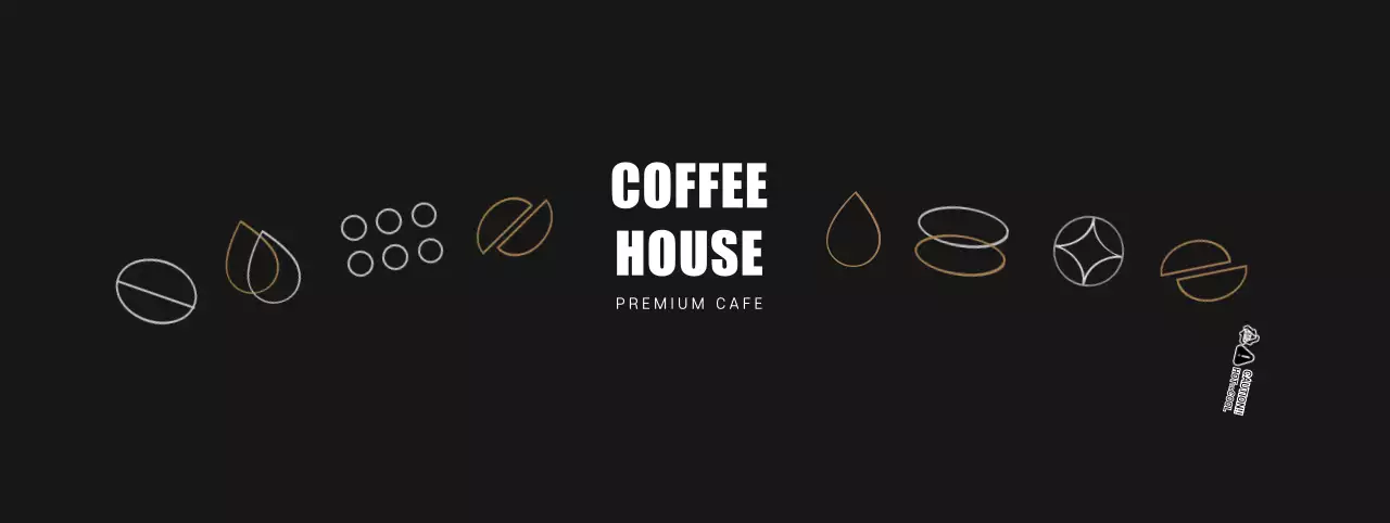 블랙 심플한 카페용 컵홀더