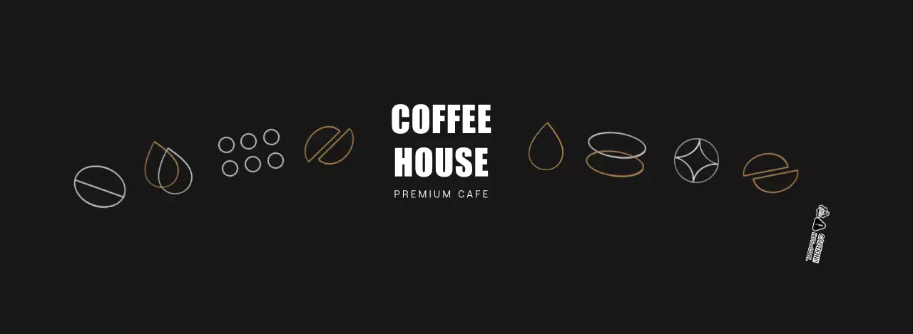 블랙 심플한 카페용 컵홀더