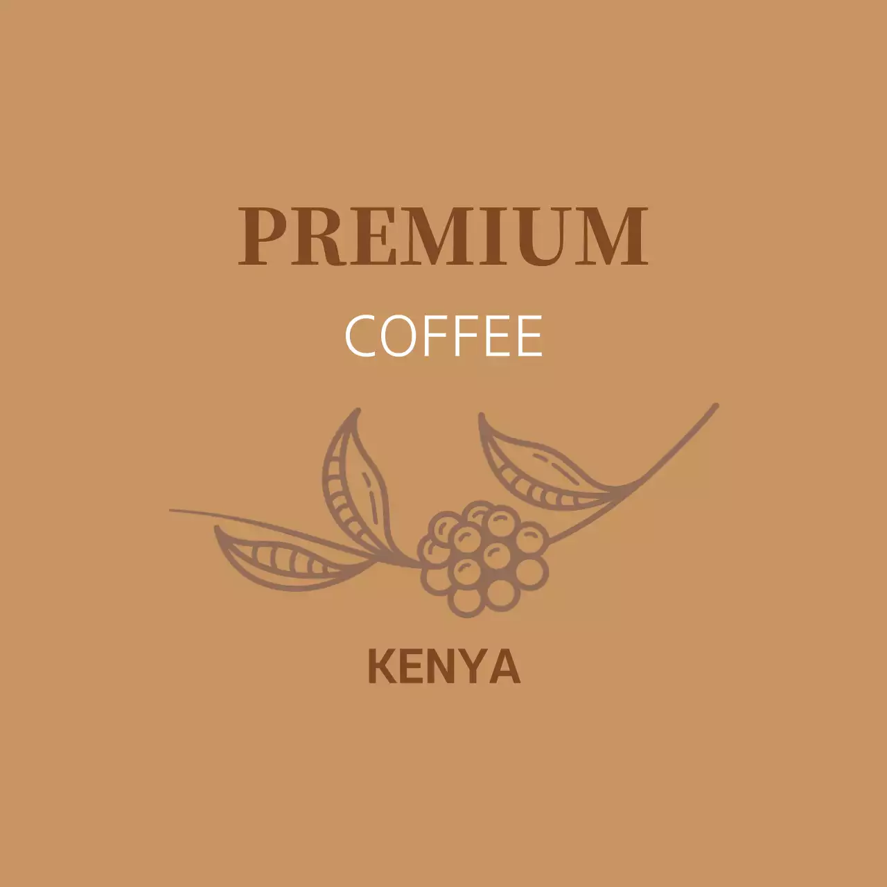 베이지 일러스트 빈티지 커피 카페 라벨