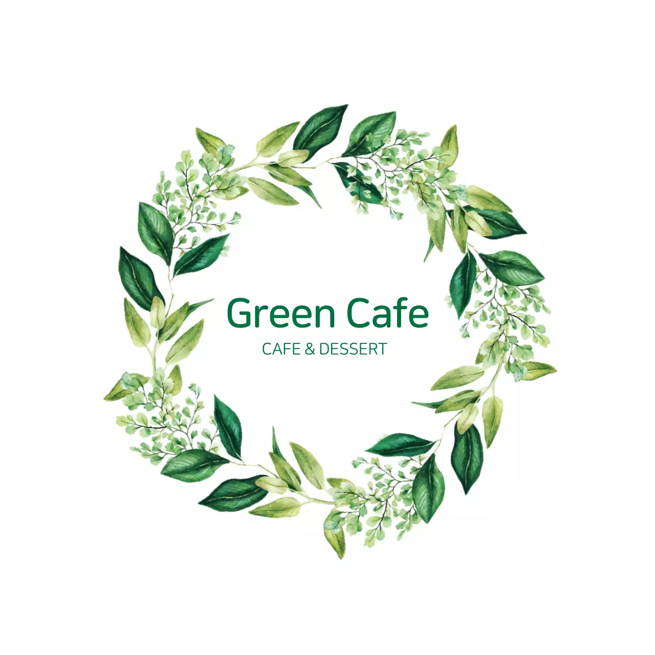 하얀색 일러스트 감성적인 카페 홍보