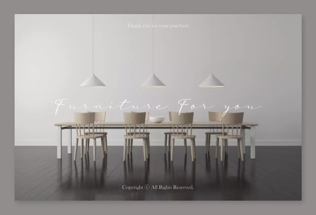 브라운톤의 가구쇼핑몰교환환불카드 엽서