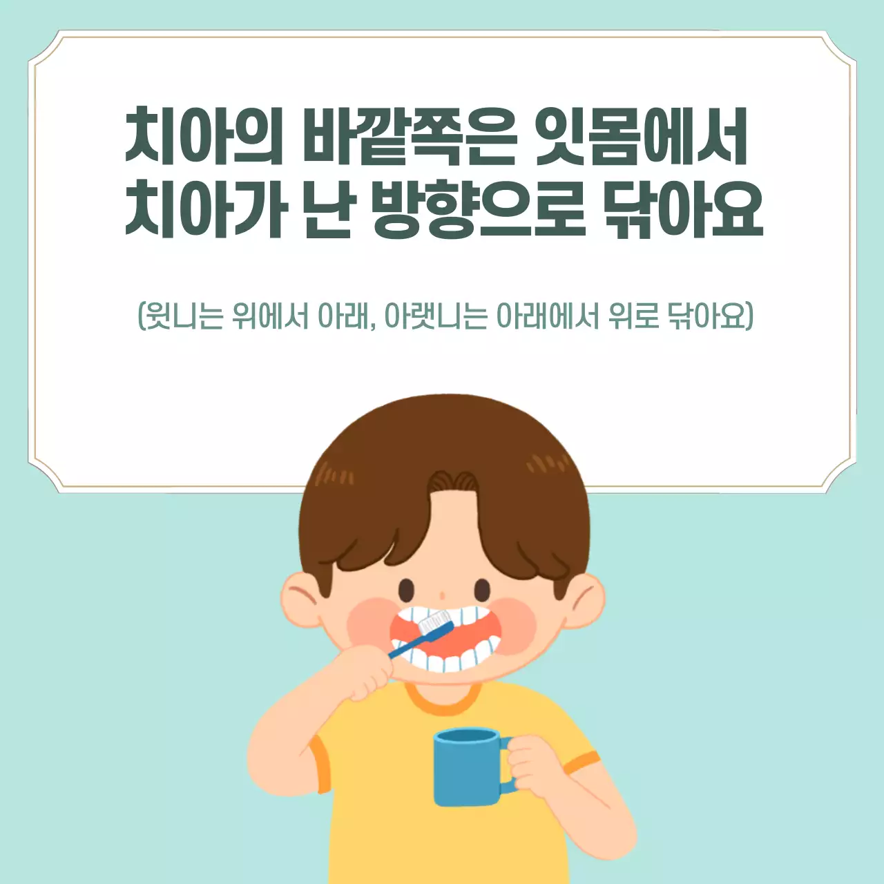 두클래스 양치질 생활습관