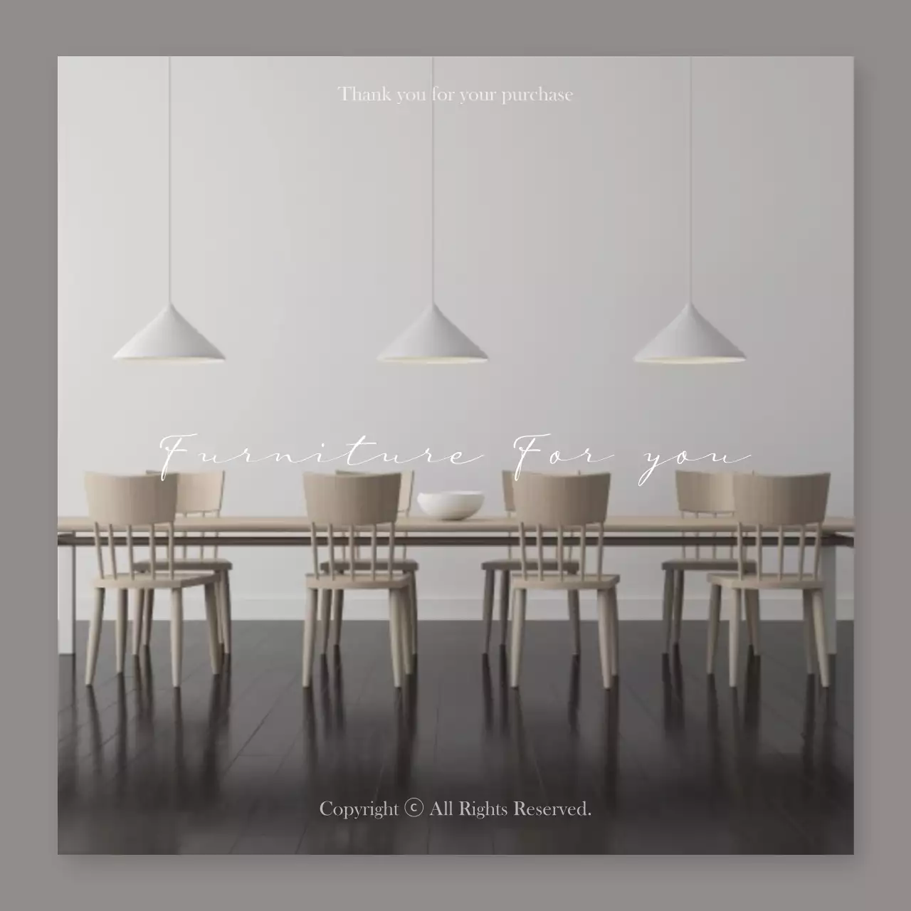 브라운톤의 가구쇼핑몰교환환불카드 엽서