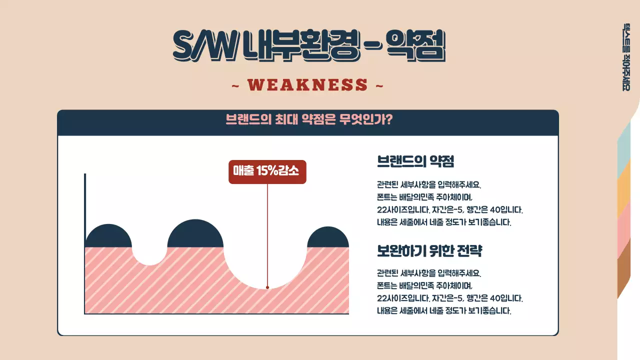 심플한 폴더 컨셉의 둥근 차트 디자인