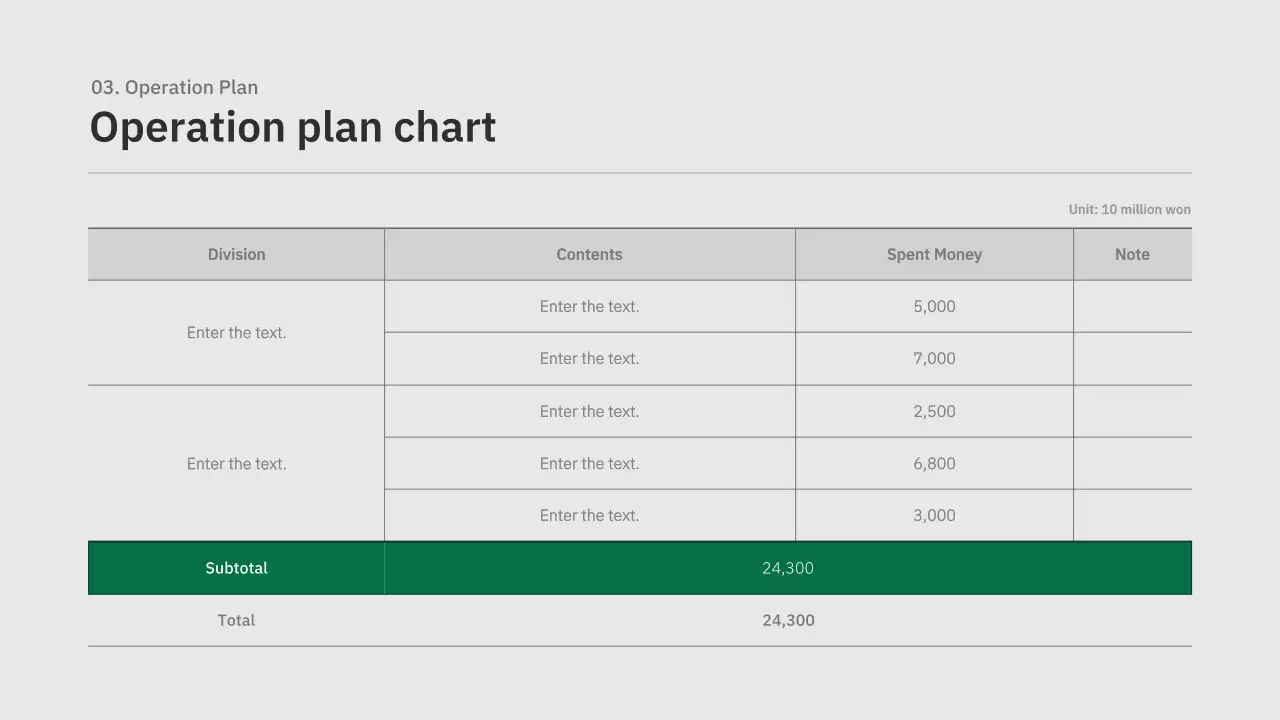 초록색과 주황색의 질감 컨셉 사업계획서