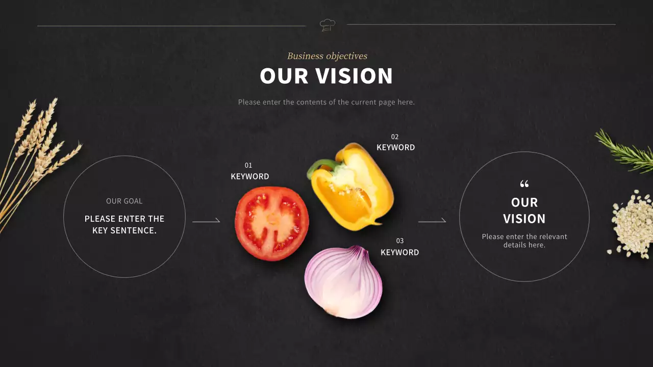 검정색의 도시락 회사 영문 사업계획서