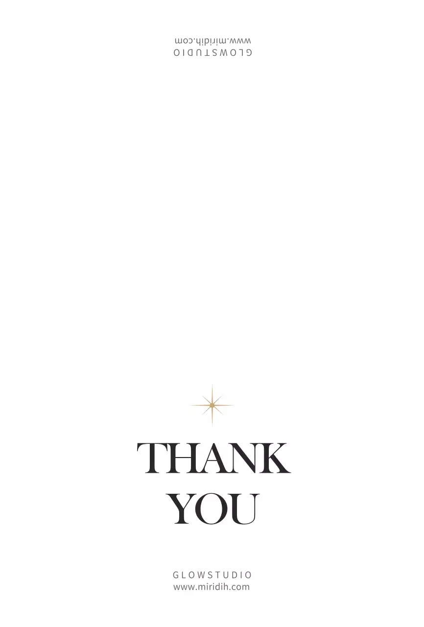 화이트 심플한 감사카드 엽서카드