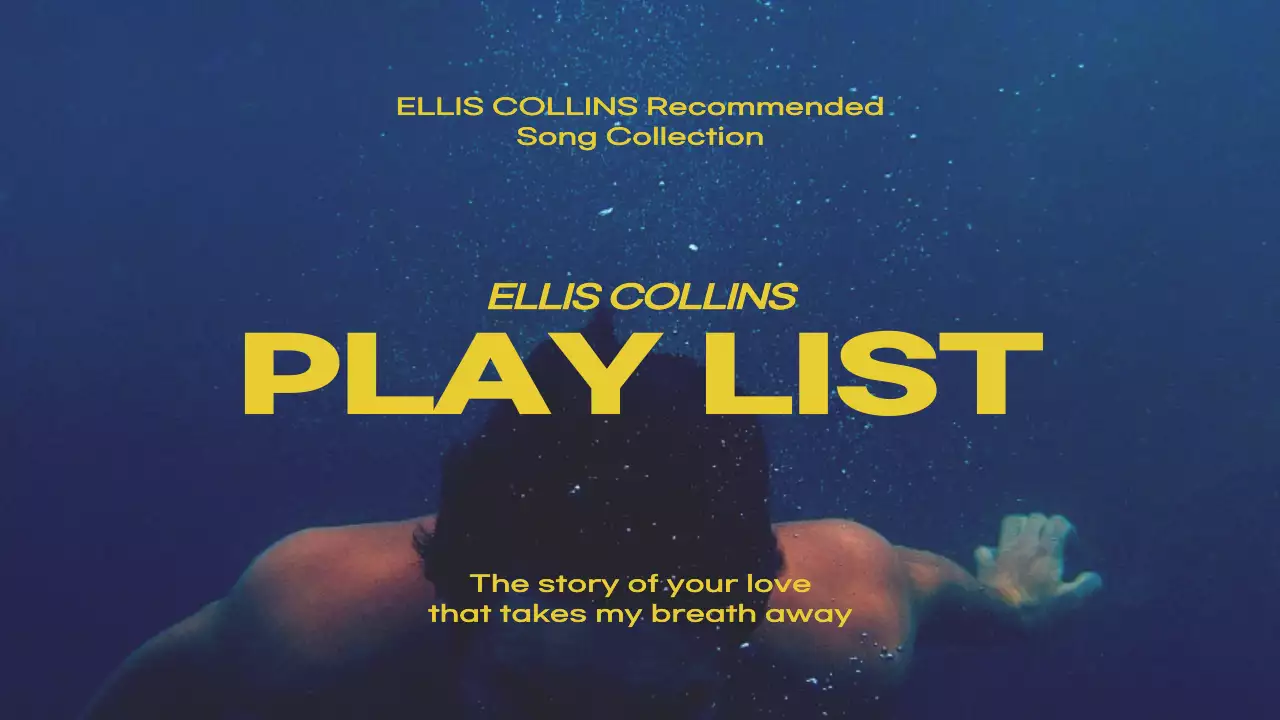 노란색 레트로 컨셉의 플레이 리스트