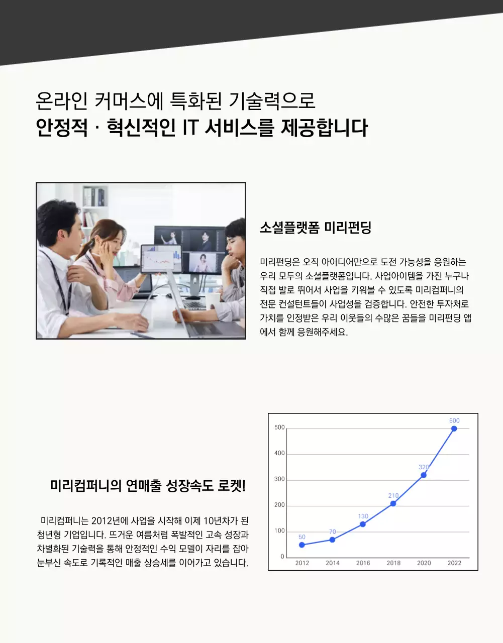 민트 블루 포인트컬러의 깔끔하고 심플한 채용 공고