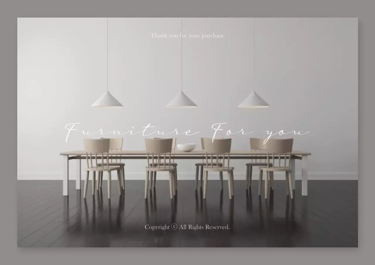 브라운톤의 가구쇼핑몰교환환불카드 엽서