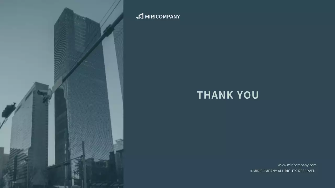 네이비색의 기업 사업계획 프레젠테이션