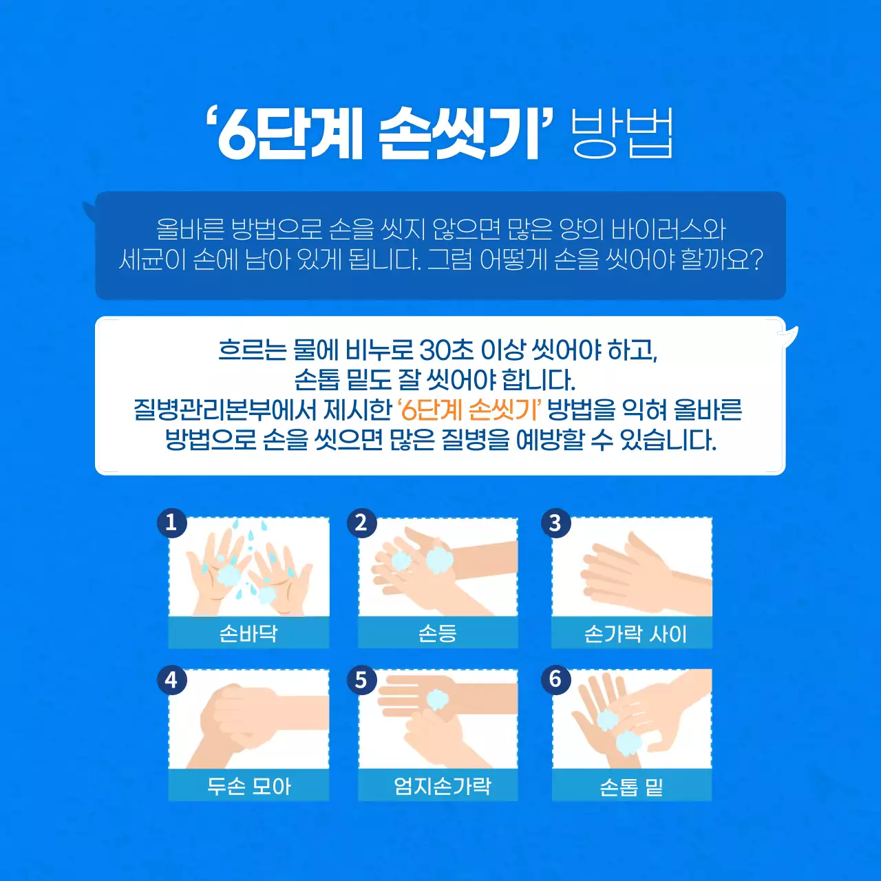 두클래스 세계 손씻기의 날 카드뉴스 디자인